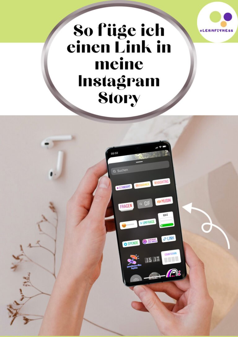 Link in Instagram Story Einfügen Anleitung