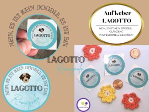 Lagotto Romagnolo Aufkleber für italienische Wasserhunde - Es ist kein Doodle, es ist ein Lagotto Romagnolo