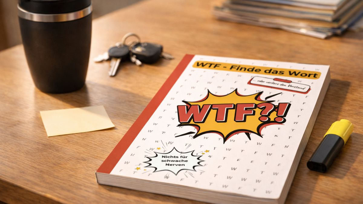 WTF Wortsuchrätsel Buch für die Lehrerpause: Humor, Stress runterkommen und Fokus sammeln